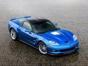 chevrolet corvette 2010 blue color