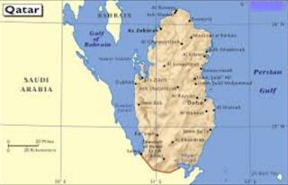 Political Maps of Qatar Detailed Pictures