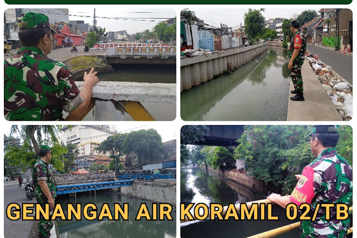 Babinsa Koramil 02/Tambora Pastikan Wilayah Tambora Bebas Genangan dan Banjir