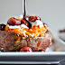 Roasted Grape + Goat Cheese + Honey Stuffed Sweet Potatoes