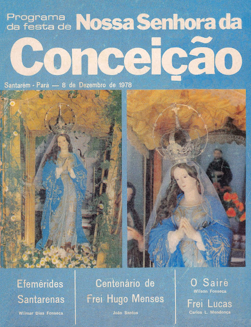 PROGRAMA DA FESTA DE NOSSA SENHORA DA CONCEIÇÃO DE 1978