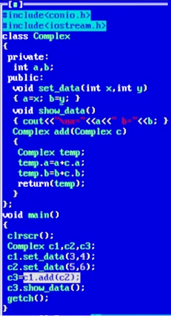 object by c, class and object