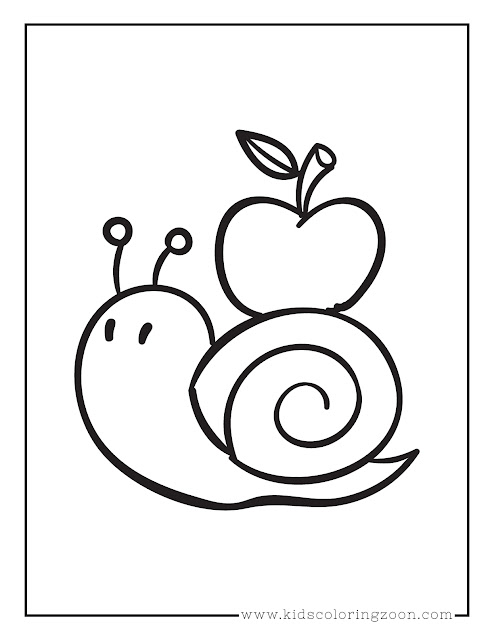 Snail coloring page | Free Printable Coloring Pages