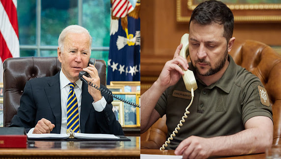 US President Joe Biden pledges advanced air defence systems to Ukraine in a phone call with Zelensky