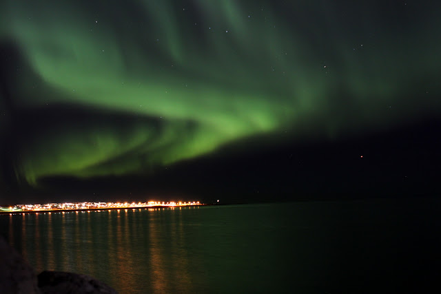 revontulet Reykjavik Islanti 