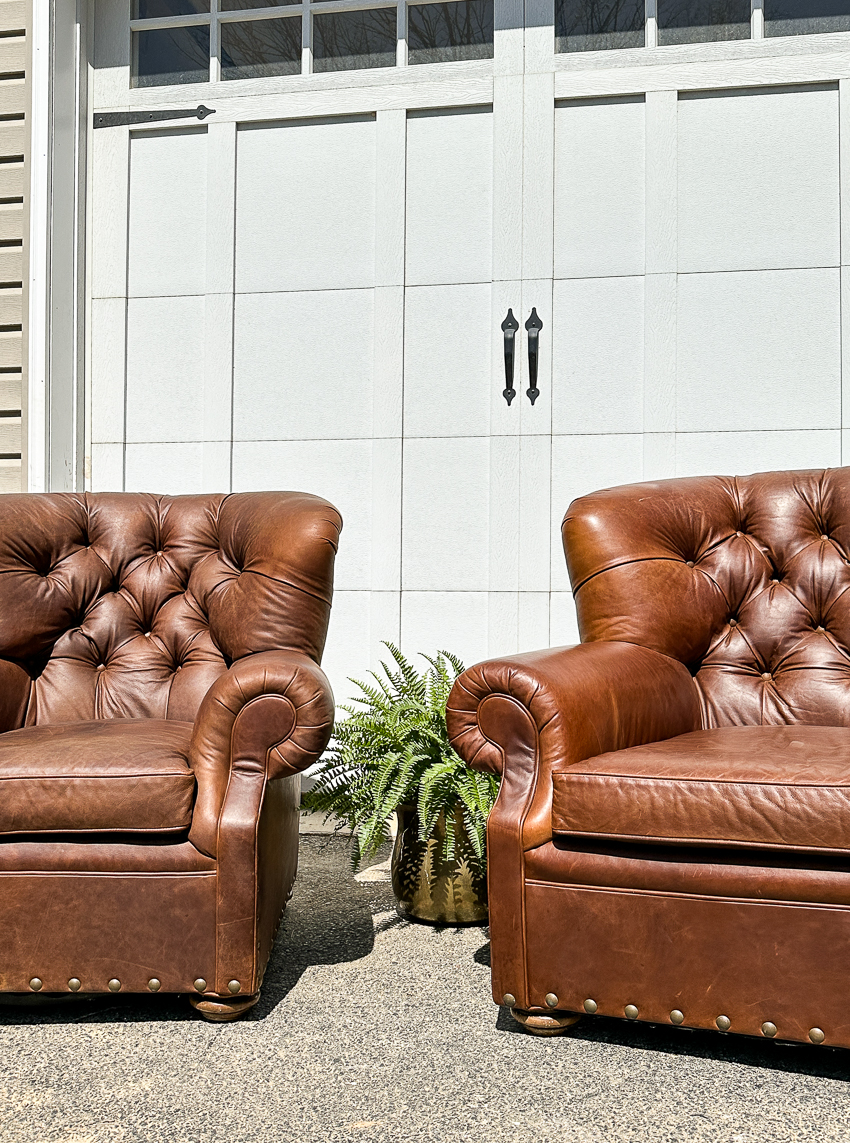 How to clean and restore leather chairs