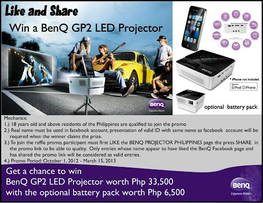 Contest: Win a BenQ GP2 LED Projector