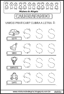 Caligrafia de letras