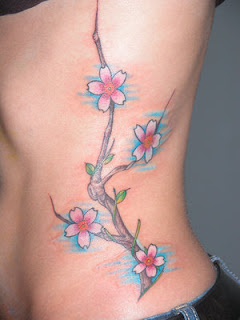 Lower Front Japanese Tattoos With Image Cherry Blossom Tattoo Designs Especially Lower Front Japanese Cherry Blossom Tattoos For Female Tattoo Gallery 7