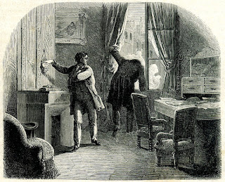 Illustration to "The Purloined Letter" by E. A. Poe.