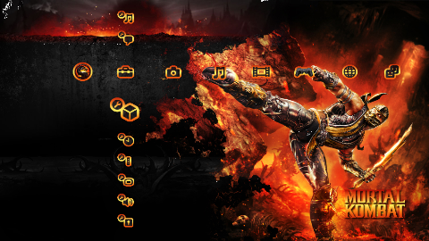 mortal kombat 9 logo wallpaper. mortal kombat 9 logo wallpaper