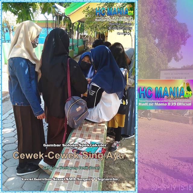 Gambar Soloan Spektakuler - Gambar Siswa-Siswi SMA Negeri 1 Ngrambe - Buku Album Gambar Soloan Edisi 13