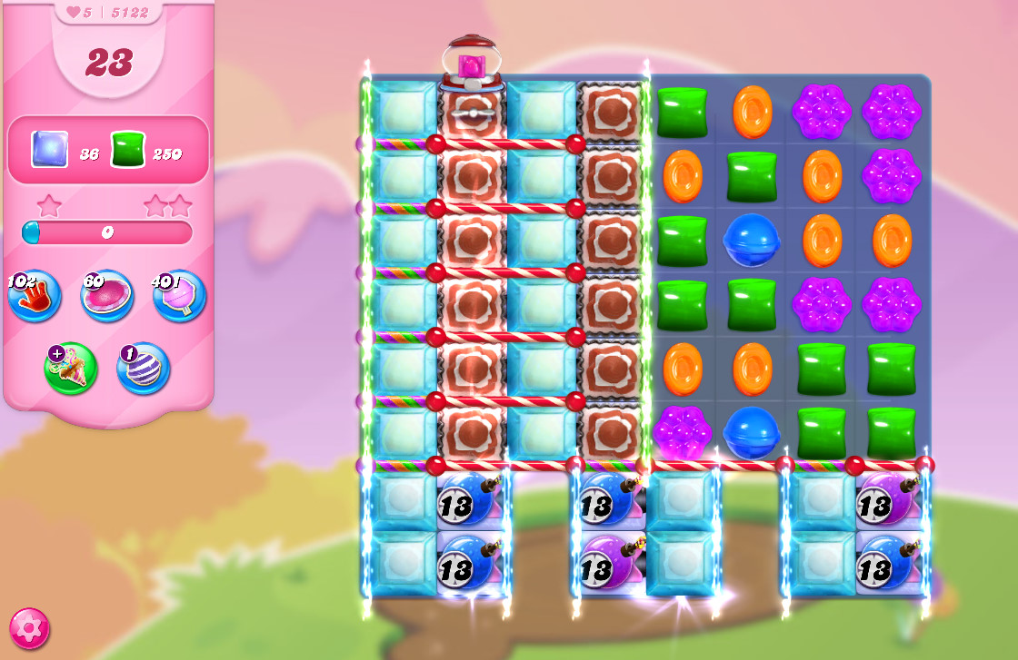Candy Crush Saga level 5122