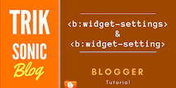 b:widget-settings - b:widget-setting - Blogger Tutorial