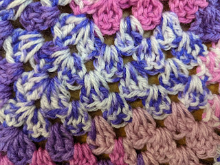 granny square pattern detail