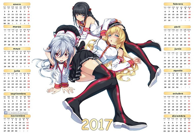 ecchi anime calendar 2017