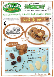 picture of recipe for Fly Fudge a Bug Belly snack