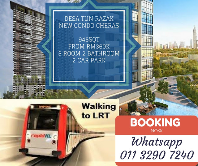 Desa Tun Razak New Condo Near LRT Station Open For Registration Now Interested Whatsapp 011 3290 7240