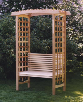 Garden Arbor Bench5