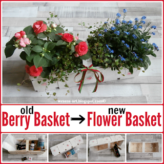 DIY FlowerBasket wesens-art.blogspot.com