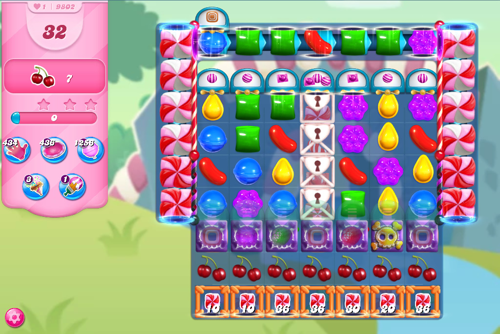 Candy Crush Saga level 9802