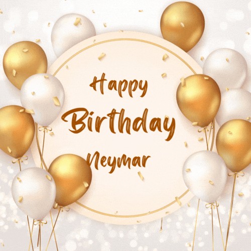Happy Birthday Neymar (Animated gif)