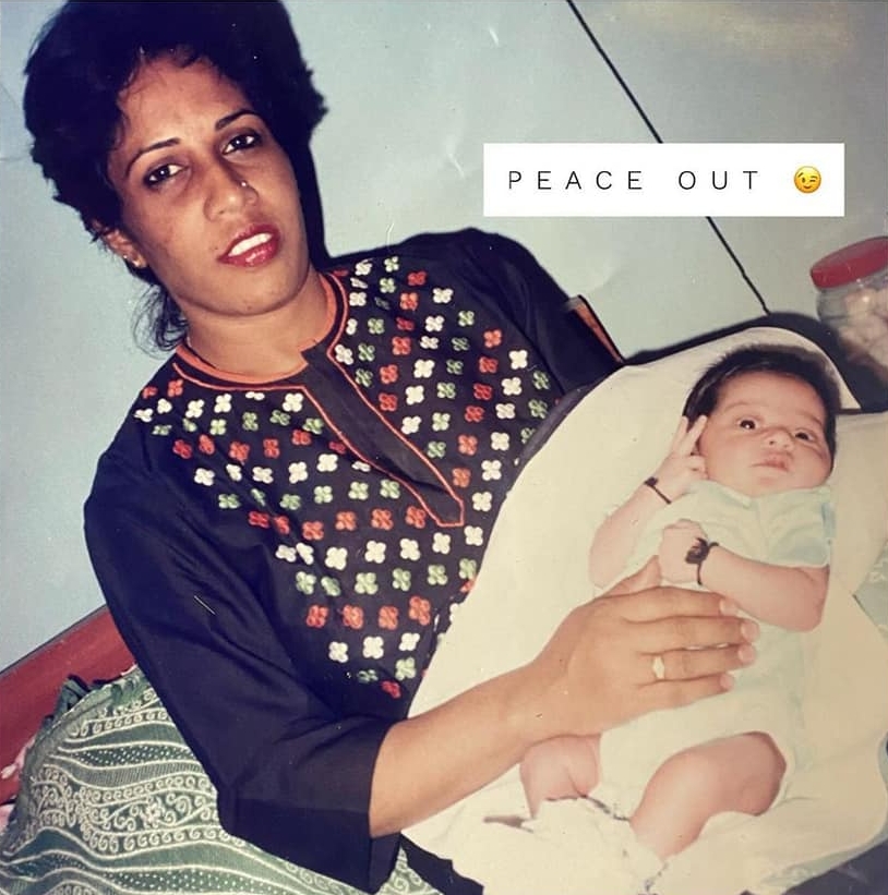 South Indian Actress Regina Cassandra Childhood Pic with her Mother Sheila Vyas | South Indian Actress Regina Cassandra Childhood Photos | Real-Life Photos