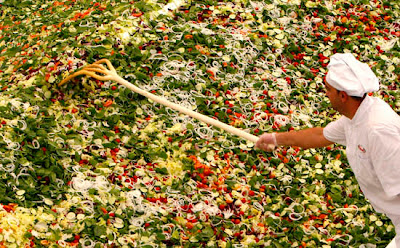 World's biggest salad