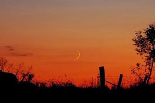 Waxing Crescent Moon Moon Day