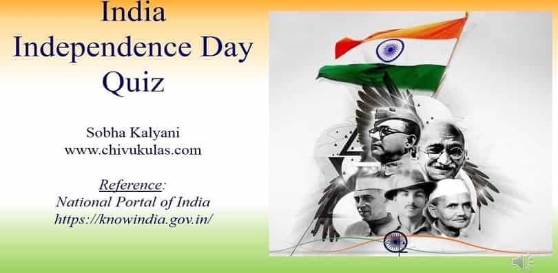 Independence Day 2021 Quiz