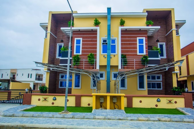 5 Bedroom Semi Detached Duplex  With BQ For Sale In Buena Vista Estate By Chevron Toll Gate By Orchid Hotel Road, Lekki, Lagos