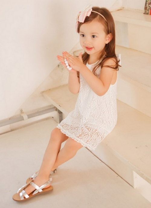 Baby Sleeveless Ribbon Dress