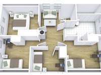 Grundriss Haus Modern 3d