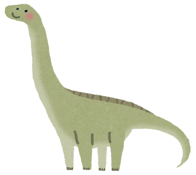 アパトサウルスのイラスト 恐竜 かわいいフリー素材集 いらすとや