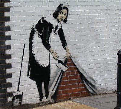 Banksy Graffiti Art Galleries Female Cleanliness