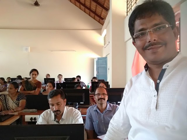 Teachers are experiencing in Exel - 9th day Talp training at Puttur