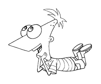 #9 Phineas Flynn Coloring Page