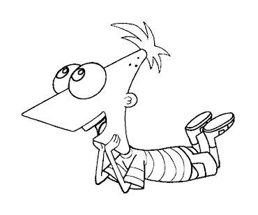 #9 Phineas Flynn Coloring Page