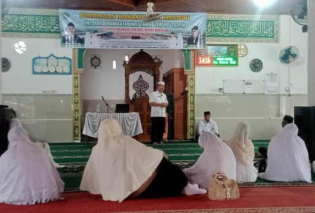 Kemanag Pasbar  Gelar Bimbingan Manasik Haji di Koto Balingka, Ini  untuk Keberangkatan Tahun 2024
