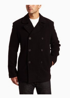 Reaction Men's Plush Peacoat Kenneth Cole Pea Coat