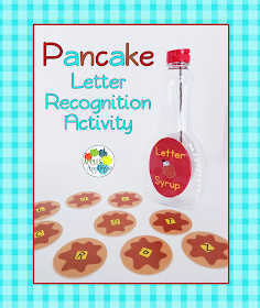 Pancake Letter Recognition Activity | Apples to Applique