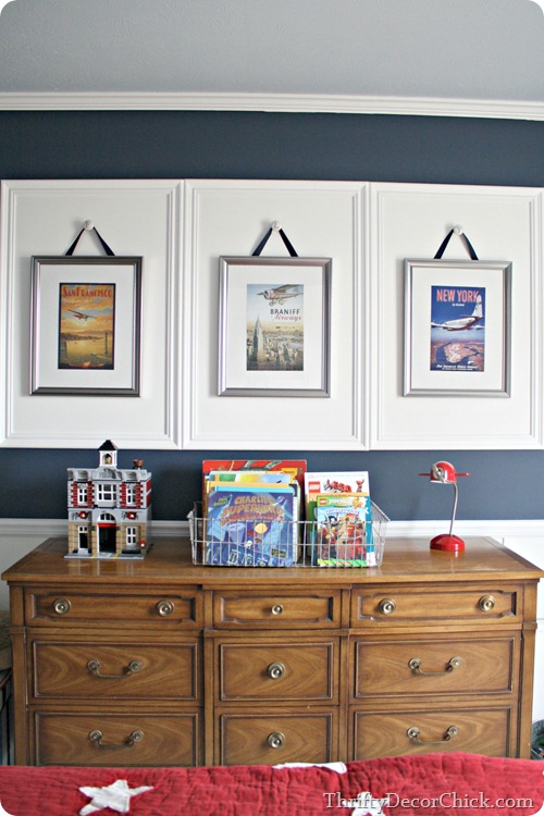 hanging art from knobs