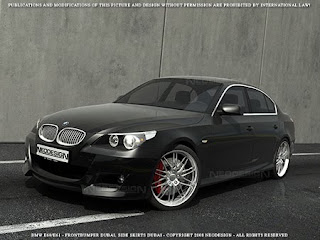 Modified BMW 5 E60F Elegant and Sport Bodykit Dubai Edition 