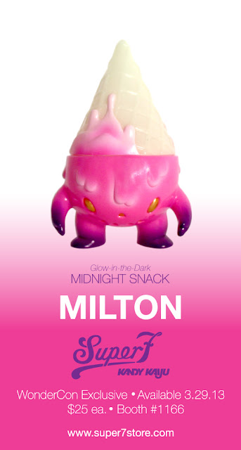 WonderCon 2013 Exclusive “Midnight Snack” Milton Glow in the Dark Vinyl Figure by Super7