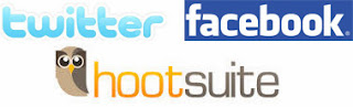 Twitter, Facebook en Hootsuite