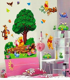 Gambar Wallpaper Dinding Winnie the Pooh Terbaru dan Lucu 200167