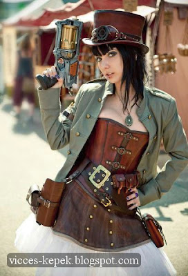 steampunk csaj kép