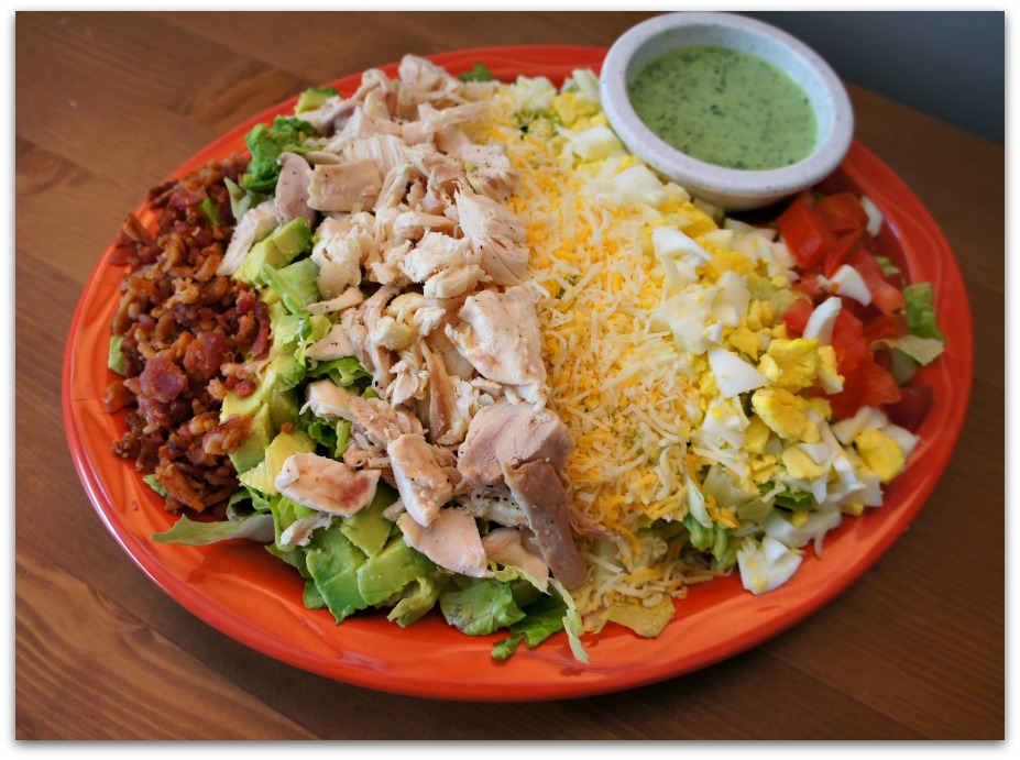 Recipe for Cobb Salad with Crockpot Chicken and Tomatillo ...