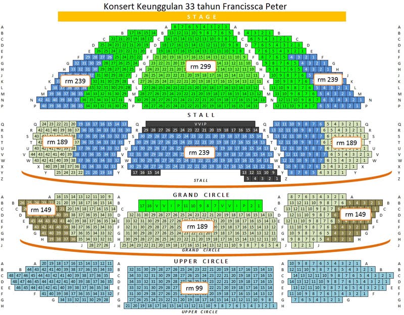 HARGA TIKET & TEMPAT JUAL TIKET KONSERT KEUNGGULAN 33 