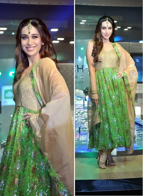 Karishma Kapoor in Bollywood Designer Anarkali Suit